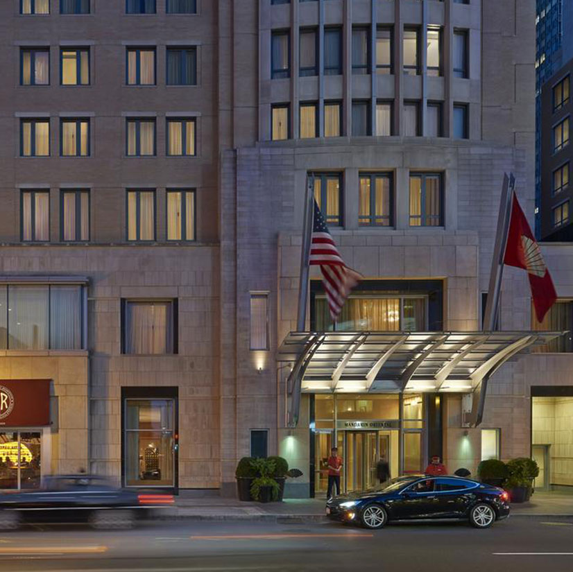 Mandarin Oriental Boston entrance